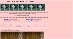 Desktop Screenshot of doginasweater.com